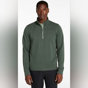 L.L.Bean Men's VentureStretch Ottoman-Rib Pullover, Quarter-Zip XXXL